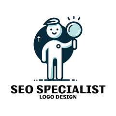 SEO Specialist Vector Logo Design