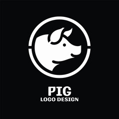 Pig Vector Logo Design