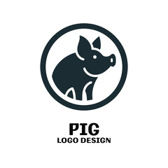 Pig Vector Logo Design