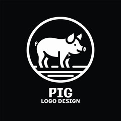 Pig Vector Logo Design