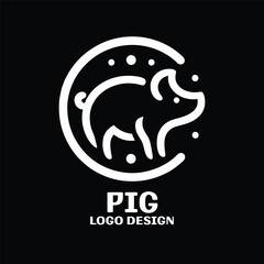 Pig Vector Logo Design