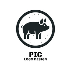 Pig Vector Logo Design
