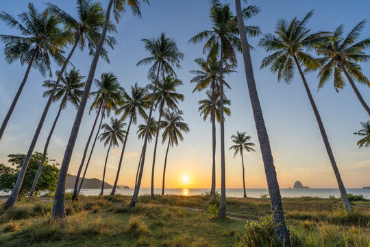 Laem Haad Beach at sunrise, Koh Yao Yai, Thailand