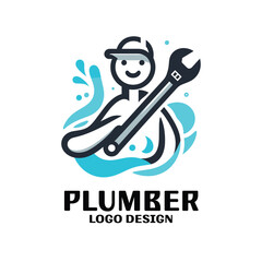 Plumber Vector Logo Design