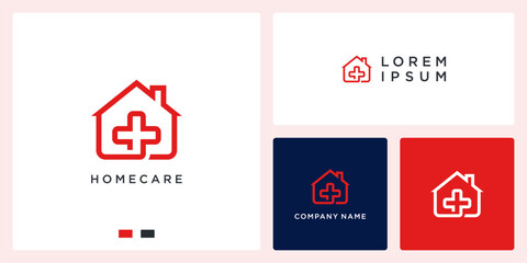 Home care logo design template