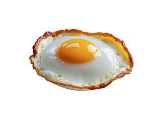 Perfectly Fried Egg A Culinary Delight, Golden Yolk, Crispy Edges
