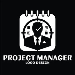 Project Manager Vector Logo Design