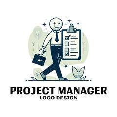 Project Manager Vector Logo Design