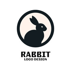 Fototapeta premium Rabbit Vector Logo Design