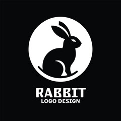 Fototapeta premium Rabbit Vector Logo Design