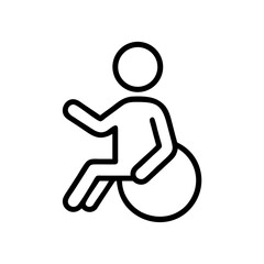 A person in wheelchair