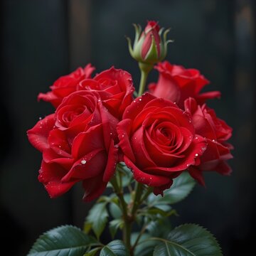 beautiful red roses buke