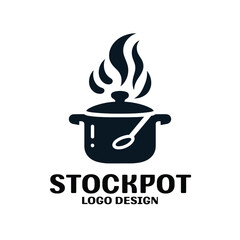 Stockpot Vector Logo Design