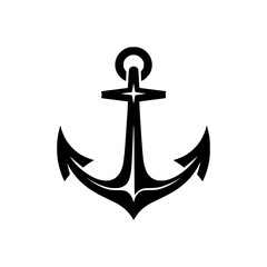 anchor on white background