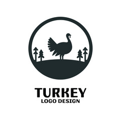 Turkey Vector Logo Design