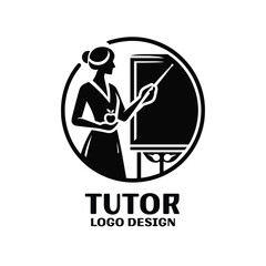 Tutor Vector Logo Design
