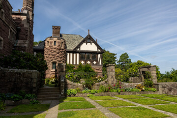 Famoused Tjoloholm castle, Halland county, Sweden