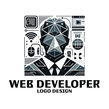 Web Developer Vector Logo Design