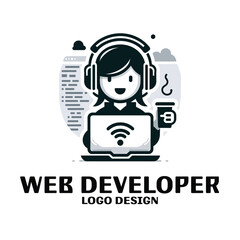 Web Developer Vector Logo Design
