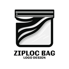 Ziploc Bag Vector Logo Design