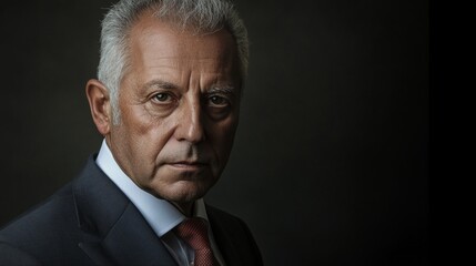 Fototapeta premium Confident Senior Businessman Portrait