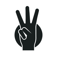 Peace Hand Sign Unity Symbol