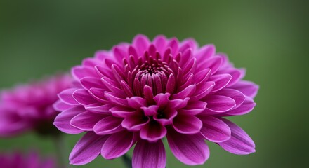 Fototapeta premium Pink Flower Blossom with Green Background