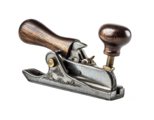 Vintage plane tool isolated on a white background, png, transparent