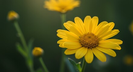Obraz premium Yellow Flower Bloom
