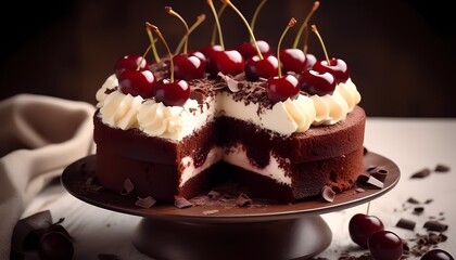 black forest cake