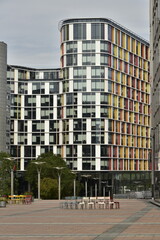 Obraz premium L'un des immeubles de verre au Quartier Européen à Bruxelles 