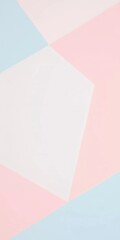 Soft pastel hues of pink and blue intermingle in a geometric pattern, casting a calm and inspiring atmosphere ideal for creative thought and design work Generative AI