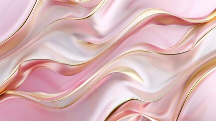 Obraz premium pink waves background