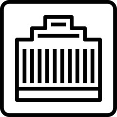 modem (2) illustration on a white background     