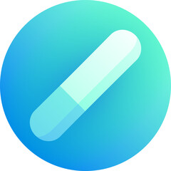 nail file illustration on a white background     