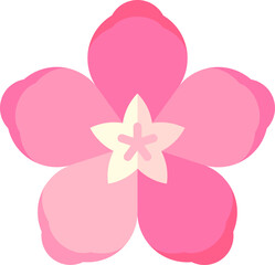 oleander illustration on a white background     