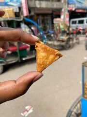 Worlds smallest snack called samucha