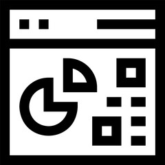 pie chart (2) illustration on a white background     