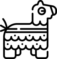 pi?ata illustration on a white background     