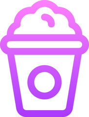 popcorn illustration on a white background     