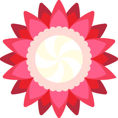 protea illustration on a white background     