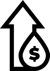 rise illustration on a white background     