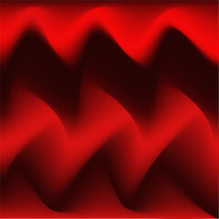 Vibrant red background with bold textures