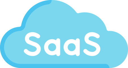 saas illustration on a white background     