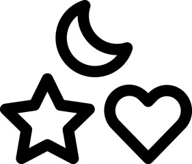 shape illustration on a white background     