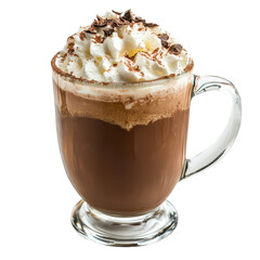 Frosted Cocoa isolated on transparent background