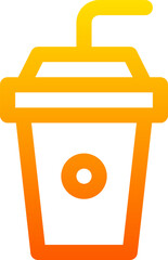 Soft drink illustration on a white background     