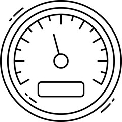 speedometer illustration on a white background     