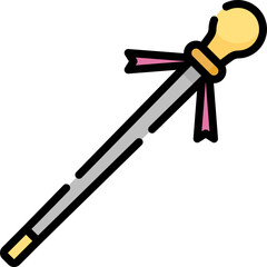 stick illustration on a white background     