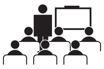 Meeting line editable icon set. Containing Conference, team, group, presentation, teamwork, and more. Vector illustration